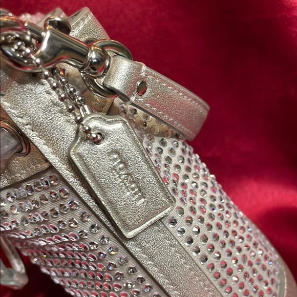 NWT Coach Silver mini Bucket Bag - Picture 8 of 10